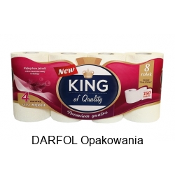 King of Quality papier toaletowy 4W 8 rolek